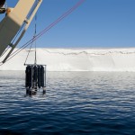 CTD cast near an iceberg just east of Dotson Ice Shelf.