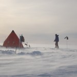 Remote field camp on Pine Island Glacier