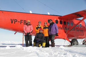 The iSTAR D team (L to R: Roger Sitwell, Mike Bentley, Jack Beardsley (front), Vicky Auld and Steve King) 